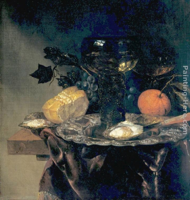 Abraham van Beyeren Still Life with Oysters
